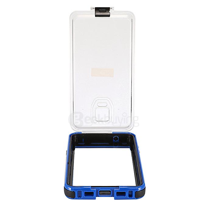 IP68 Protective Case Swimming Waterproof Shockproof Phone Case Cover For Samsung Galaxy Note 4 N9100 - Deep Blue