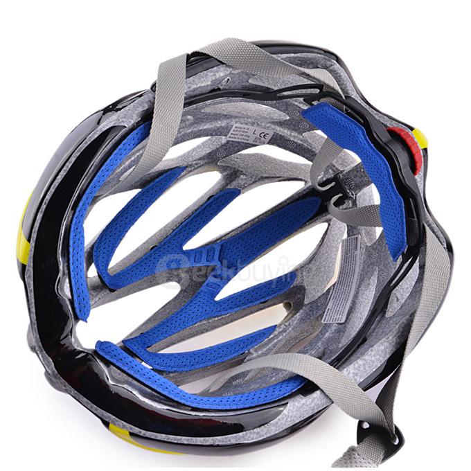 TITANS CG03DG-007 Outdoor Bike Cycling Helmet - Yellow + Black (Size-L)
