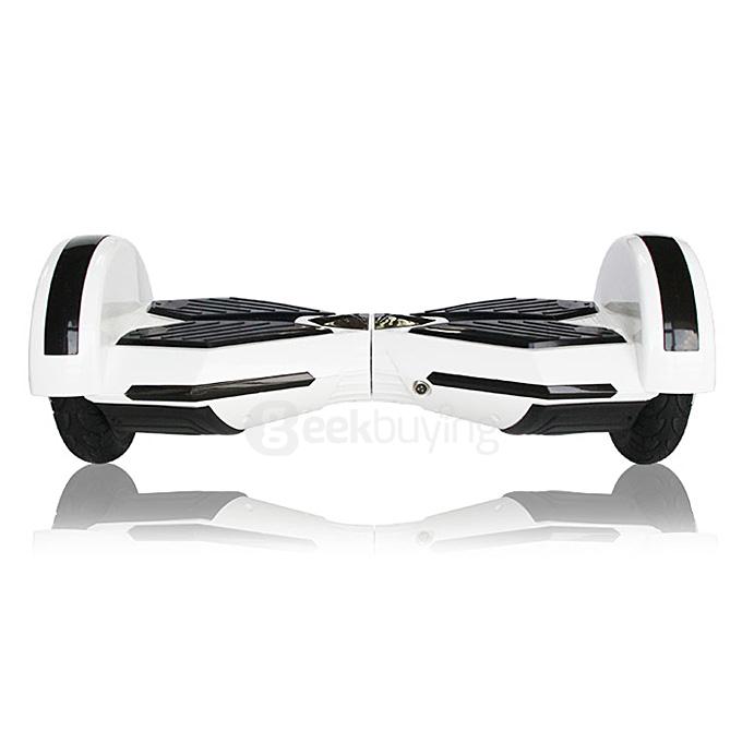 8 Inches 2200mAh Dual Wheel Self Balancing Scooter Electric Urban Shredder Drifting Board with Scroller - White