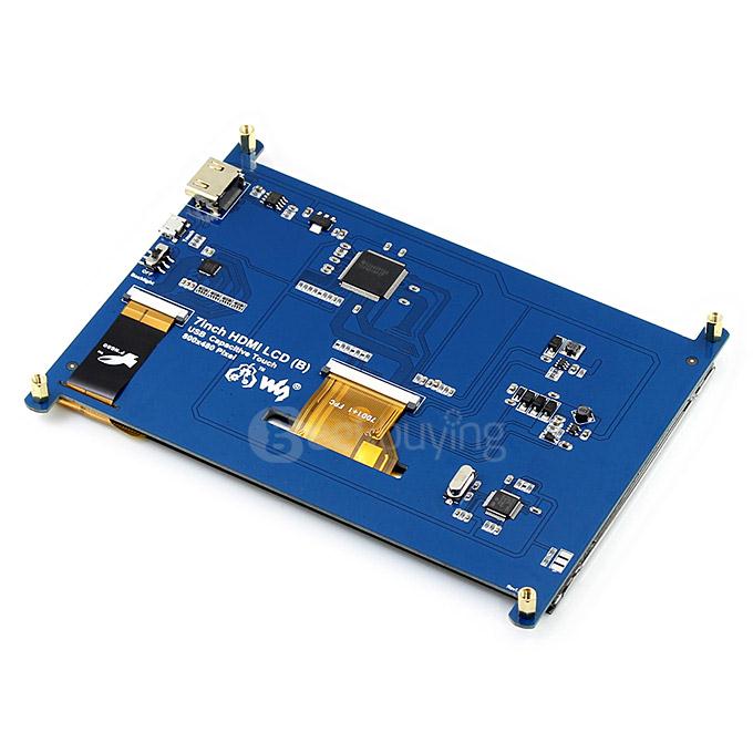 7 Inch Capacitive Touch Screen LCD HDMI 800*480 with Bicolor Case for Raspberry Pi/BB BLACK/PC/Various Systems