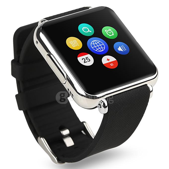 Iradish Y6 MTK6260A 2.5D Radian 1.54 Inch Smart Watch Phone HD Touch Screen Watch Push Messages for Android/iOS - Silver
