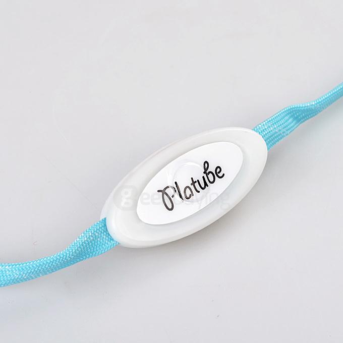 LED Light Shoelace Nylon Laces for Skate Outdoors Large Festive Party - Blue
