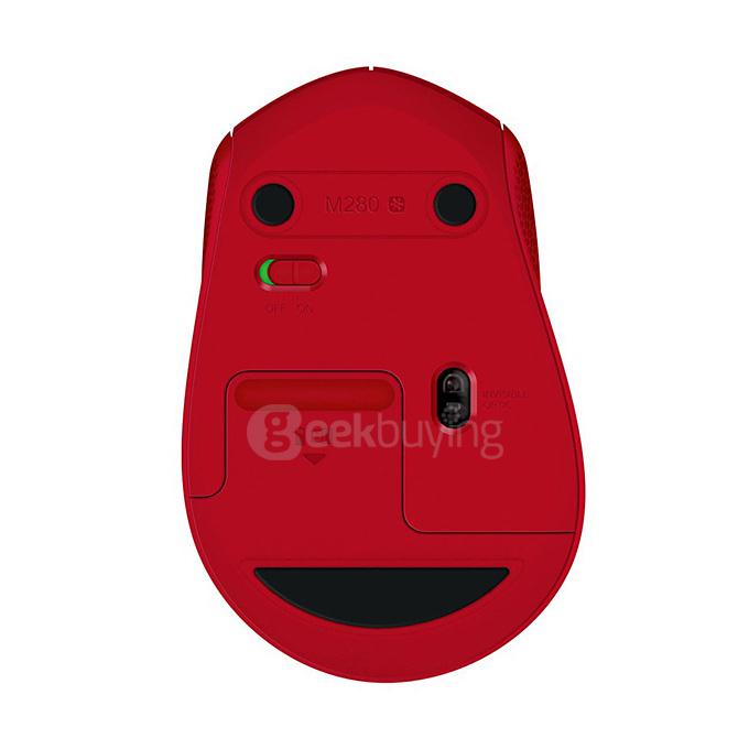 Logitech M280 2.4G Wireless Mouse for Windows Vista Mac OS - Red