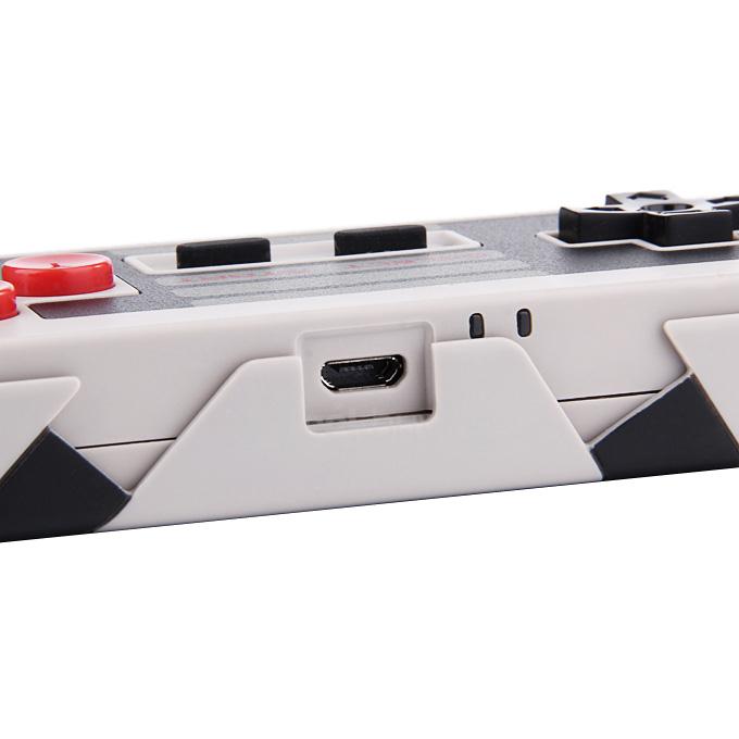 8BITDO NES30 Bluetooth Wireless GamePad Game Controller for iOS Android Windows Mac - Grey + Black + Red