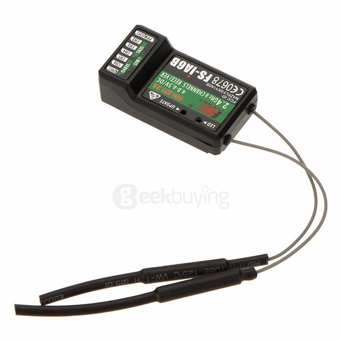 Flysky FS-iA6B 2.4G 6CH Receiver PPM Output with iBus Port Compatible Flysky i4 i6 i10 Transmitter