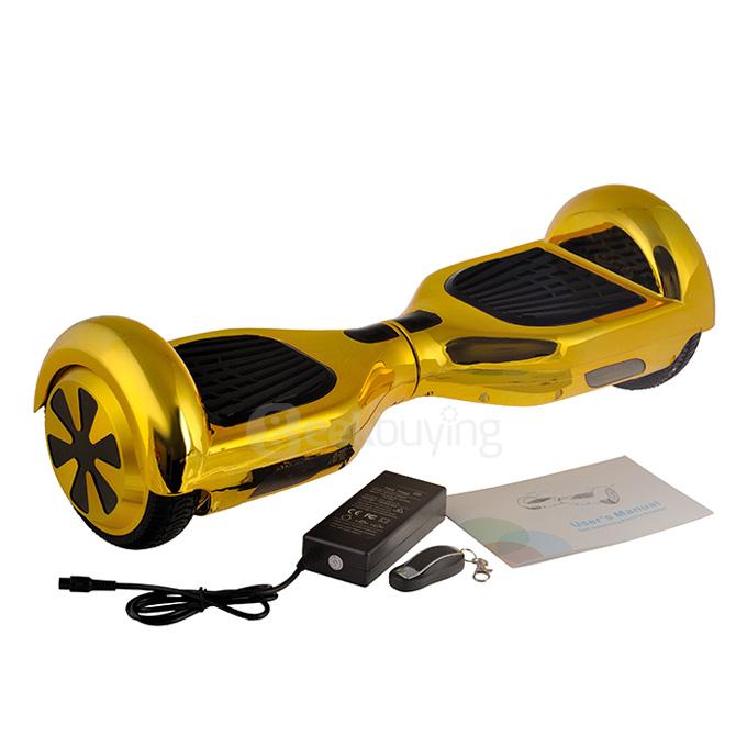 4400MAH Dual Wheels Self Balancing Electric Scooter Drifting Board - Golden