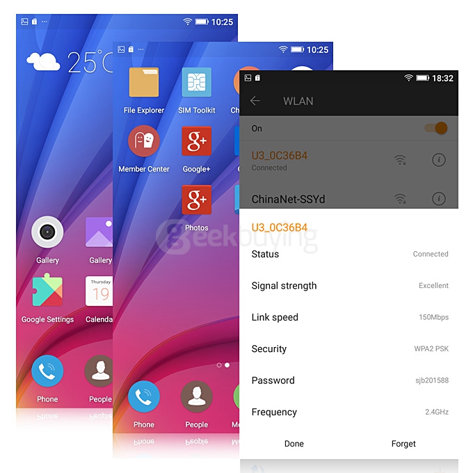 GIONEE S5.1 PRO 5.0inch 4G Android 5.1 2GB 16GB Smartphone MTK6753 64bit Octa Core 1.3GHz 13MP+8MP Fast Charge - White