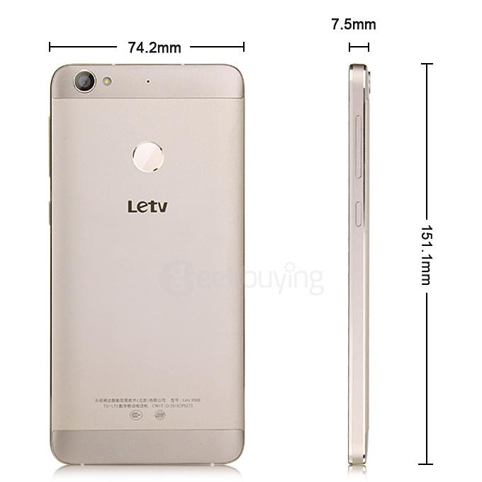 LeTV 1S/ LeTV One S 5.5inch FHD 4G Android 5.1 3GB 16GB Smartphone 64bit Helio X10 Turbo Octa Core Touch ID 13.0MP - Gold