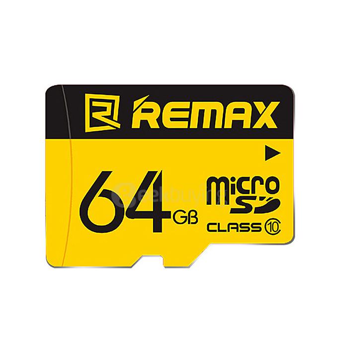 REMAX 64GB Class10 High Speed Memory Card Micro SD Memory Card - Yellow