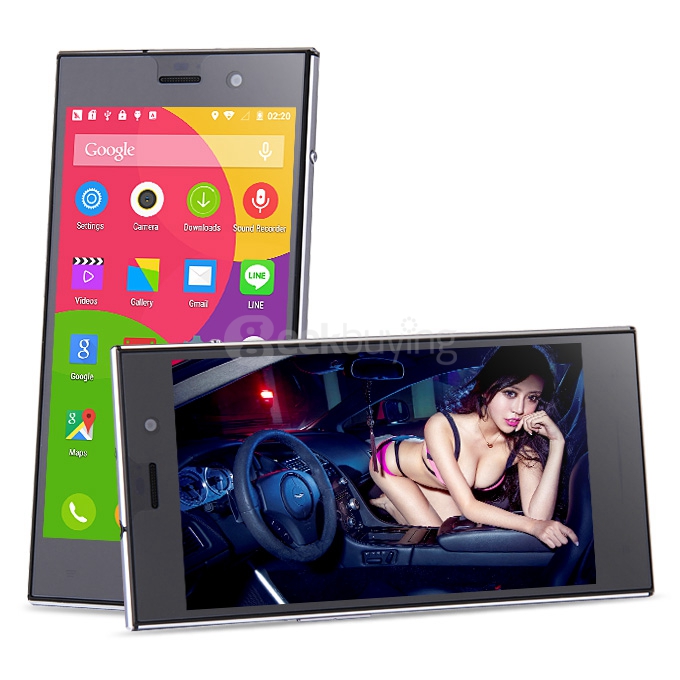 iNew L3 4G LTE 5.0inch Android 5.0 2GB 16GB Smartphone MT6735 Quad Core 13.0MP 1.5A Fast Charge Miracast Hotknot -Black