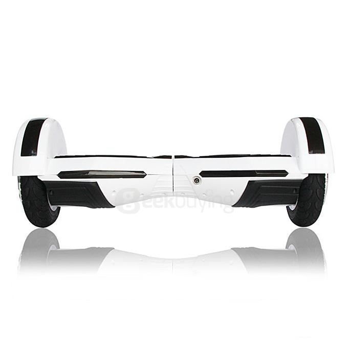 8 Inches 2200mAh Dual Wheel Self Balancing Scooter Electric Urban Shredder Drifting Board with Scroller - White