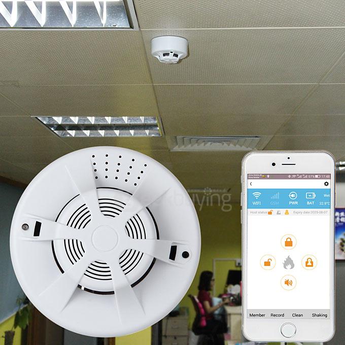 Vcare Home Security Optoelectronic Smoke Detector - White