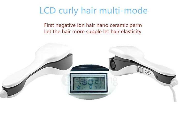 Automatic Hair Curler Pro Titanium Anion LCD Curling Machine