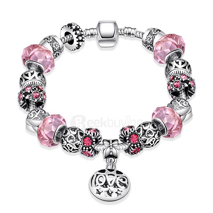 PDRH006-B Colorful Personalized LOVE Bracelets