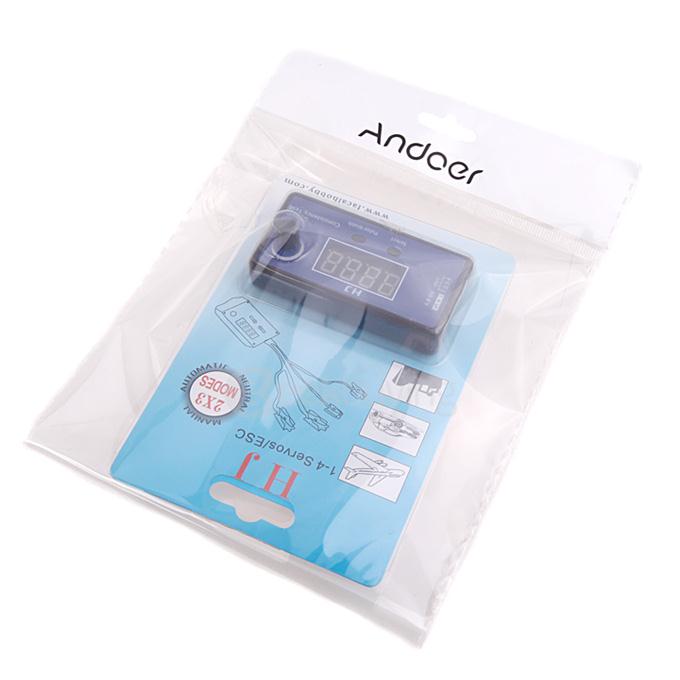 HJ Digital Servo Tester ESC Consistency Tester for RC Helicopter Airplane Car