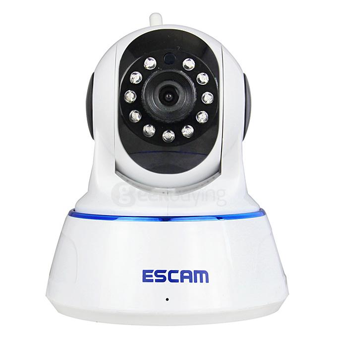 ESCAM QF002 WiFi 720P Smart Wireless Webcam Security Camera - White