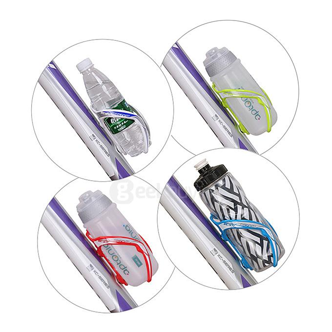 Basecamp Stretchable Plastic Water Bottle Holder Cage for Mountain Bike Bicycle Cycling - Blue