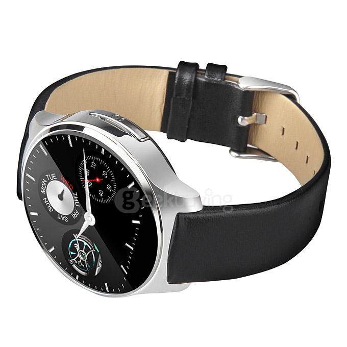 Oukitel A29 MT2502C Smart Watch Phone 1.22inch Sapphire Screen Capacitive Touch SIM Bluetooth 4.0 IP53 Waterproof - Silver