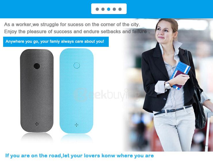REACHFAR RF-V20 7 In 1 Multifuncional GPS Tracker 4500mah Power Bank - White