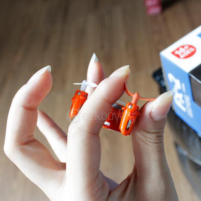 FINECO FX-2 2.4GHz 6Axis 3D Flip LED MINI RC Quadcopter - Orange