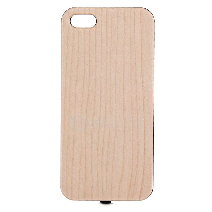 QI Wireless Charging Receiver Simple Designed for Apple iPhone 5 iPhone 5S - Maple