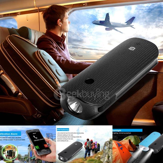 REACHFAR RF-V20 7 In 1 Multifuncional GPS Tracker 4500mah Power Bank - White