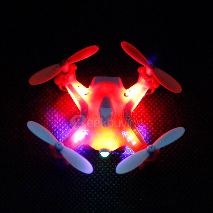 FINECO FX-2 2.4GHz 6Axis 3D Flip LED MINI RC Quadcopter - Orange