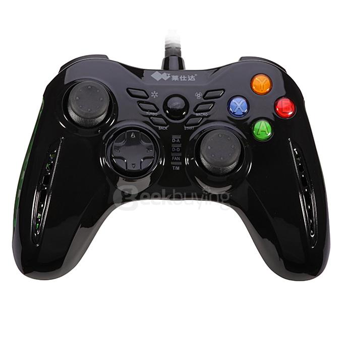 8606 The Blood of Dragon Blade XBOX 360 Wired Gamepad Dual Vibration Game Controller Handle - Black