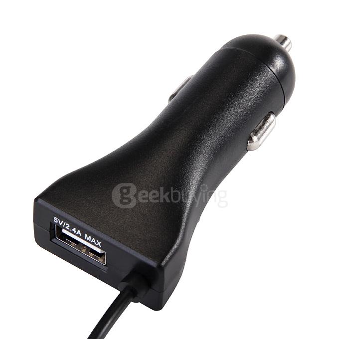 FM Transmitter with 5V/2.4A USB LDesign FM Radio Transmitter for iPhone 6 6s Plus iPad iPod Galaxy S6/Note 2 - Black