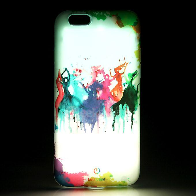 Show Love H3003 Flicker Phone Case Protective Silicon Case Cover for Apple iPhone 6 iPhone 6S - Dancer