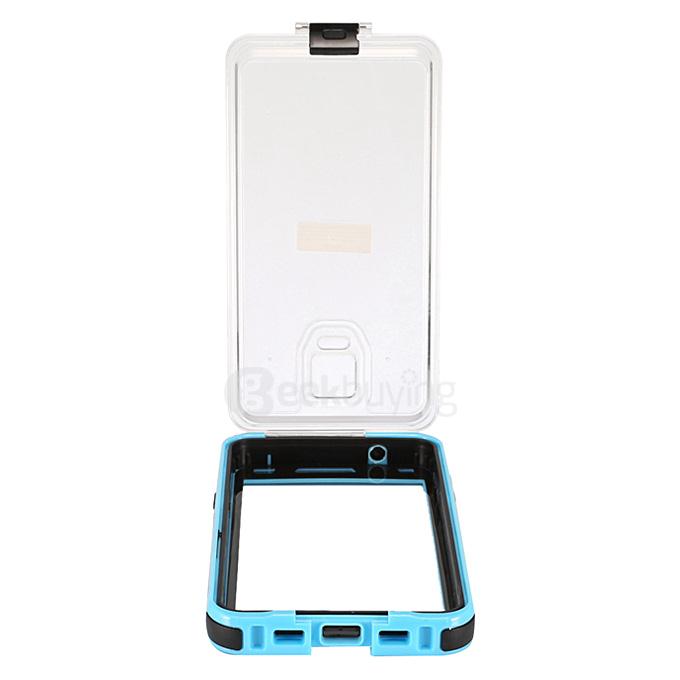 IP68 Protective Case Swimming Waterproof Shockproof Phone Case Cover For Samsung Galaxy Note 4 N9100 - Azure
