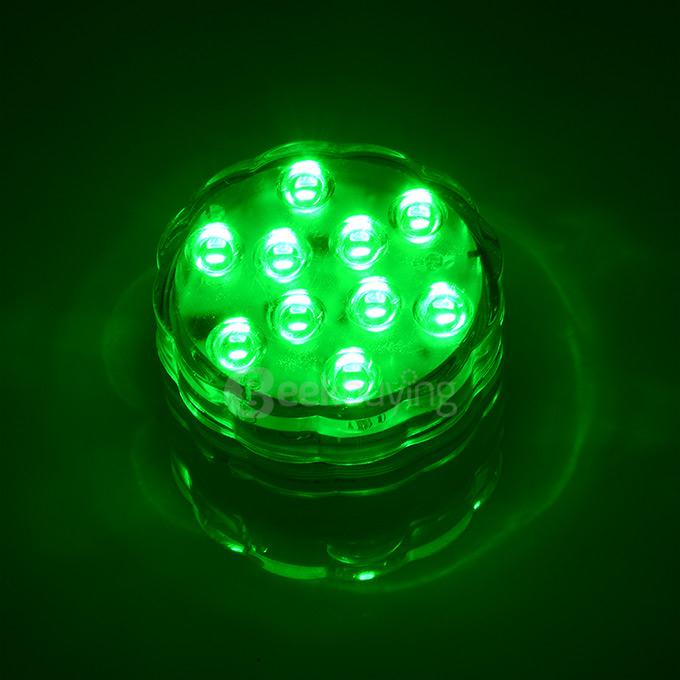 Makibes E-shine ES-001 Colorful LED Light Lamp Waterproof with Remote Controller - White