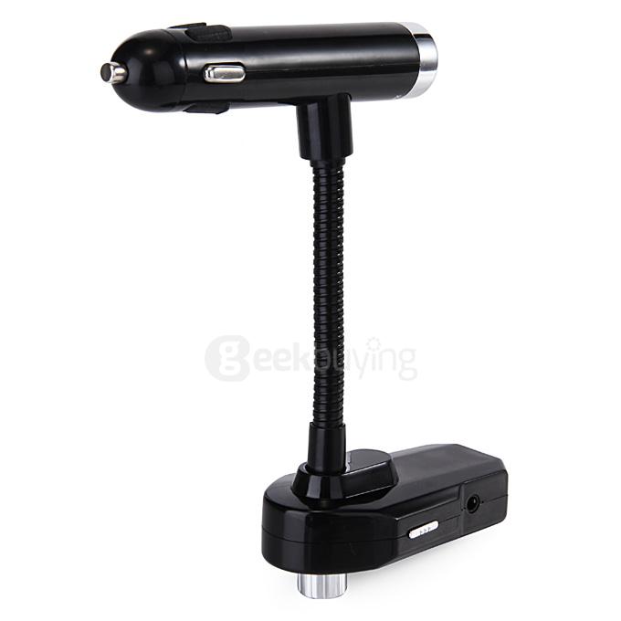 Car FM Transmitter W 2.4A USB Charger Nulaxy Wireless Bluetooth FM Transmitter Car Kit for All Smartphones