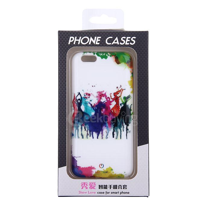 Show Love H3003 Flicker Phone Case Protective Silicon Case Cover for Apple iPhone 6 iPhone 6S - Dancer