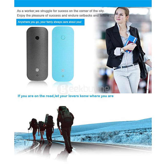 REACHFAR RF-V20 7 In 1 Multifuncional GPS Tracker 4500mah Power Bank - White