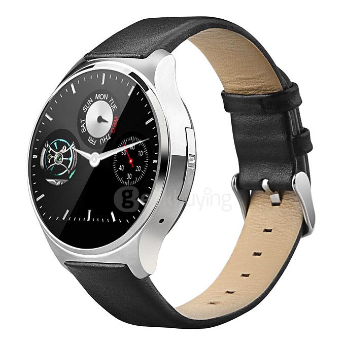 Oukitel A29 MT2502C Smart Watch Phone 1.22inch Sapphire Screen Capacitive Touch SIM Bluetooth 4.0 IP53 Waterproof - Silver