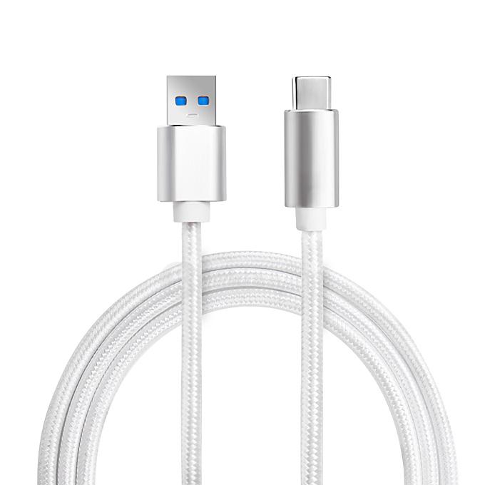SEENDA IPS-11A USB-C USB Type-C 3.1 to USB A 3.0 Male to Male Converter Adapter Data Sync Charging Cable 1M - White