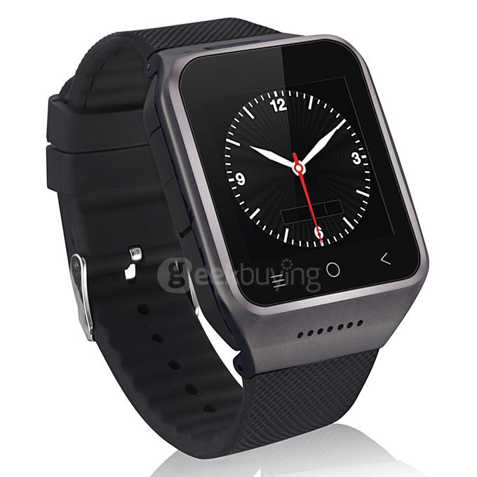ZGPAX S8 3G 1.54inch Touch Screen Smart Watch Phone Android 4.4 MTK6572 Dual Core 1.0GHz MP3 WiFi Bluetooth GPS - Black