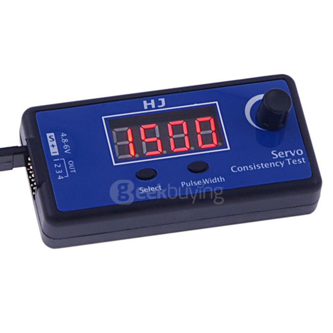 HJ Digital Servo Tester ESC Consistency Tester for RC Helicopter Airplane Car
