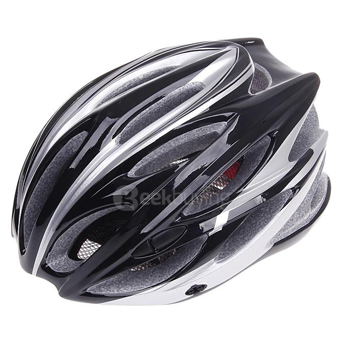 TITANS CG03DG-012 Bike Cycling Helmet - Black + Silver ( Size-L)