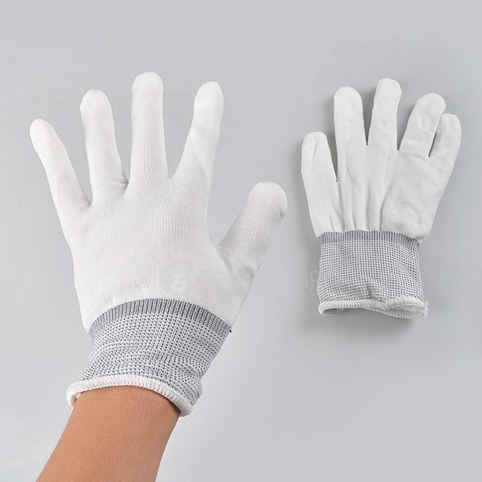 Colorful LED Flash Light Gloves Fingertip Flash Gloves Halloween Christmas Decorations - White