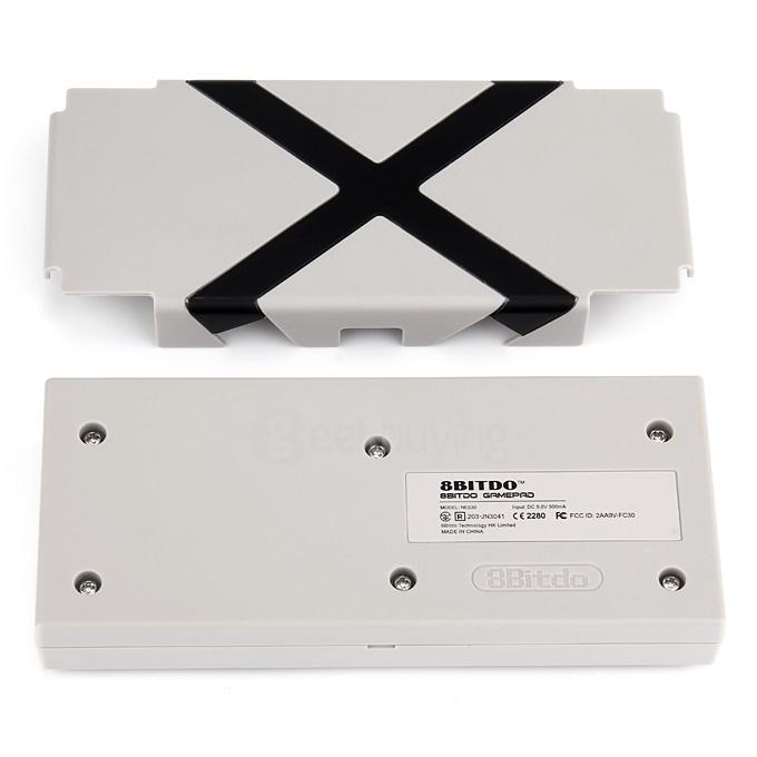 8BITDO NES30 Bluetooth Wireless GamePad Game Controller for iOS Android Windows Mac - Grey + Black + Red