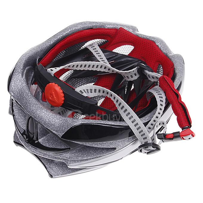 TITANS CG03DG-012 Bike Cycling Helmet - Black + Silver ( Size-L)
