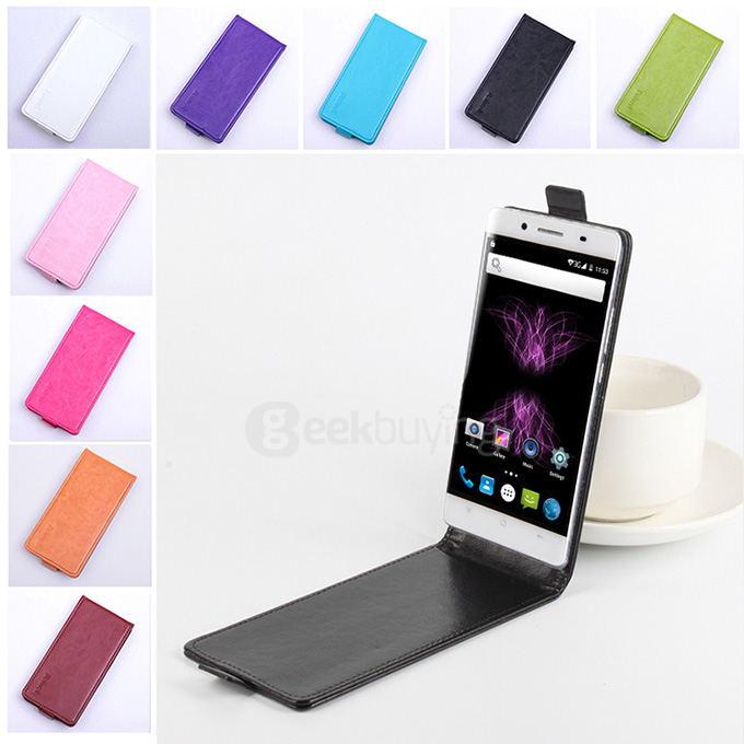 Protective Hard Cover Flip Stand Leather Case for CUBOT X16 Smartphone - Pink