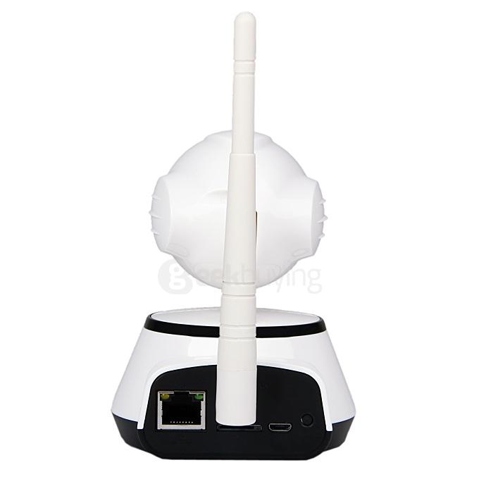 H7 960P HD Two-way Audio Wireless Wi-Fi IP Network Camera with 355 Degrees Rotation for Mobile Phone 1-IR-LED - White