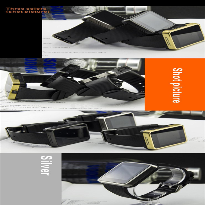 F1 MTK6260A Bluetooth Smart Watch GSM Phone Waterproof Wristwatch Sync Call SMS Pedometer Camera for Smartphone - Silver