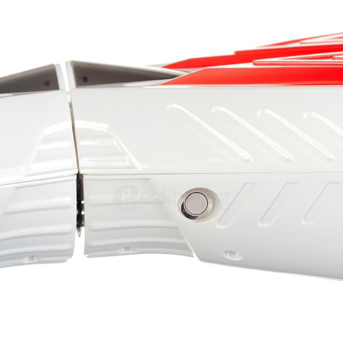 4400MAH Dual Wheels Self Balancing Scooter Electric Drifting Board with LED - White and Red