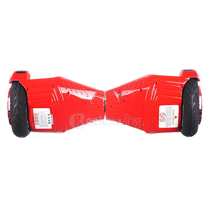 4400MAH Dual Wheels Self Balancing Scooter Electric Drifting Board with LED - Red and Black