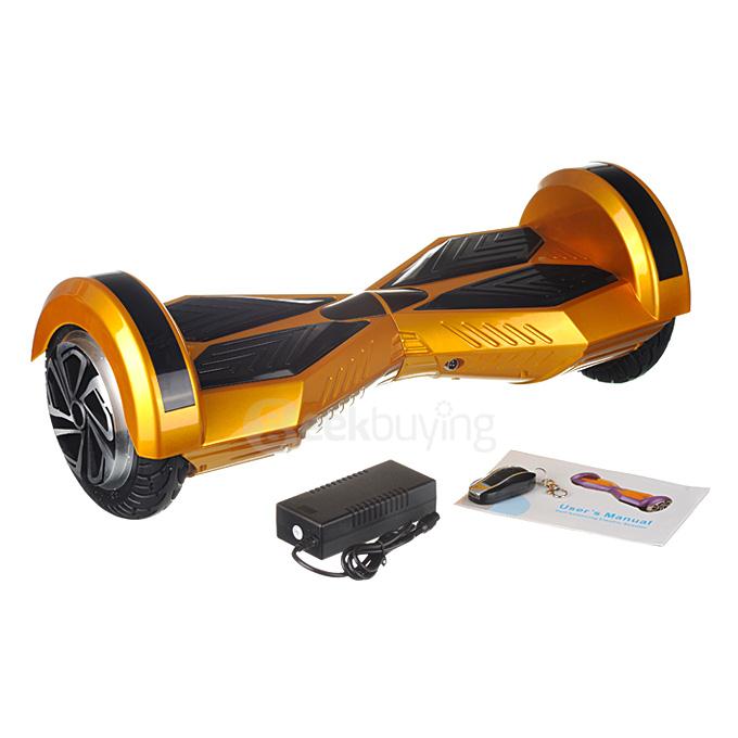 4400MAH Dual Wheels Self Balancing Scooter Electric Drifting Board with LED - Gloden and Black