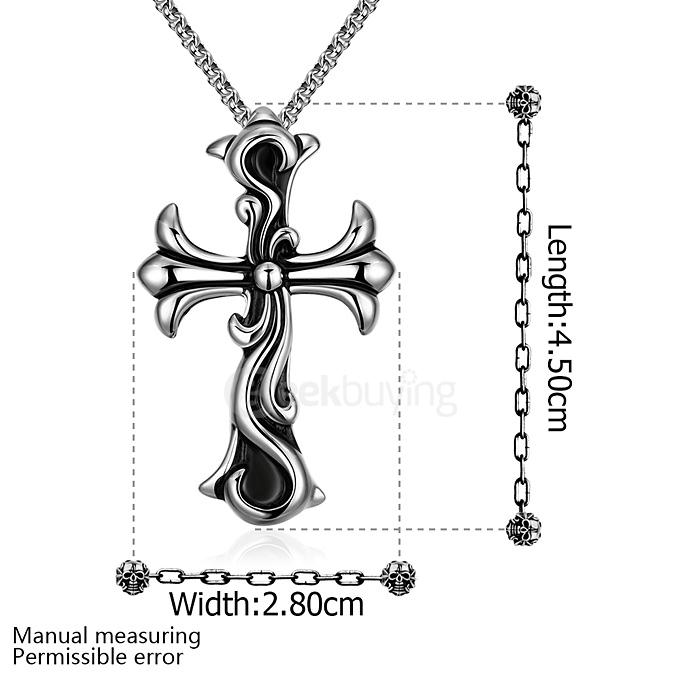 GOMAYA GMYN001 Classic Popular Cross Pendant Necklace